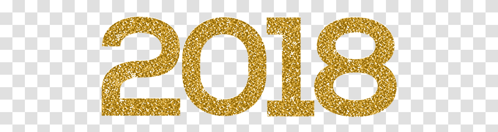 Sparkling Gold 2018 Gold Clipart, Rug, Text, Alphabet, Pattern Transparent Png