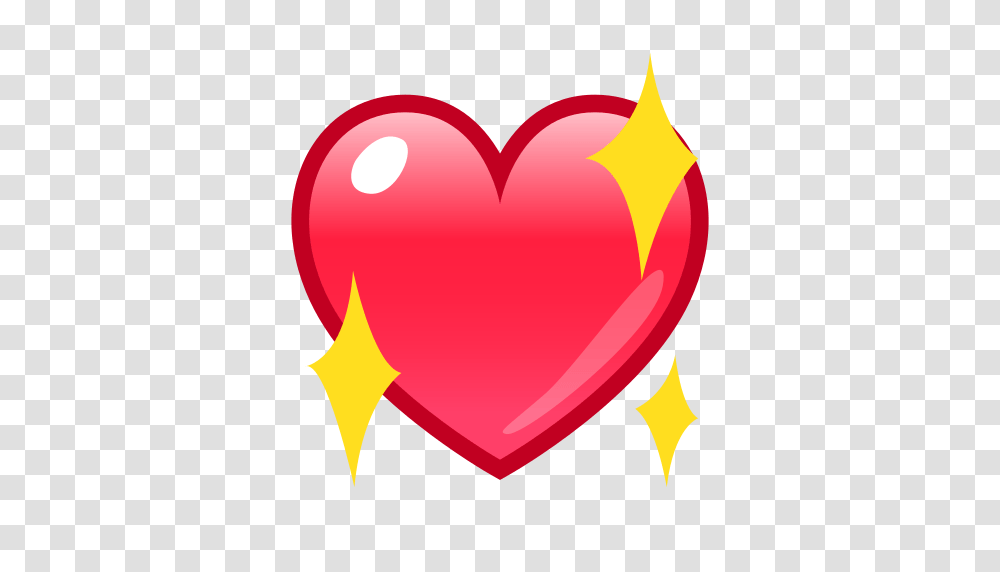 Sparkling Heart Emoji For Facebook Email Sms Id Transparent Png