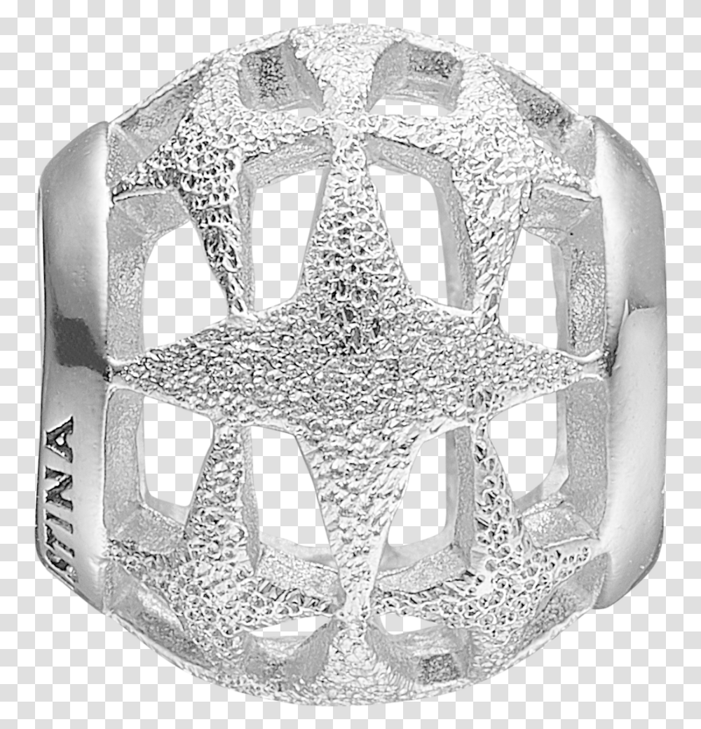 Sparkling Star Silver Ring, Aluminium Transparent Png
