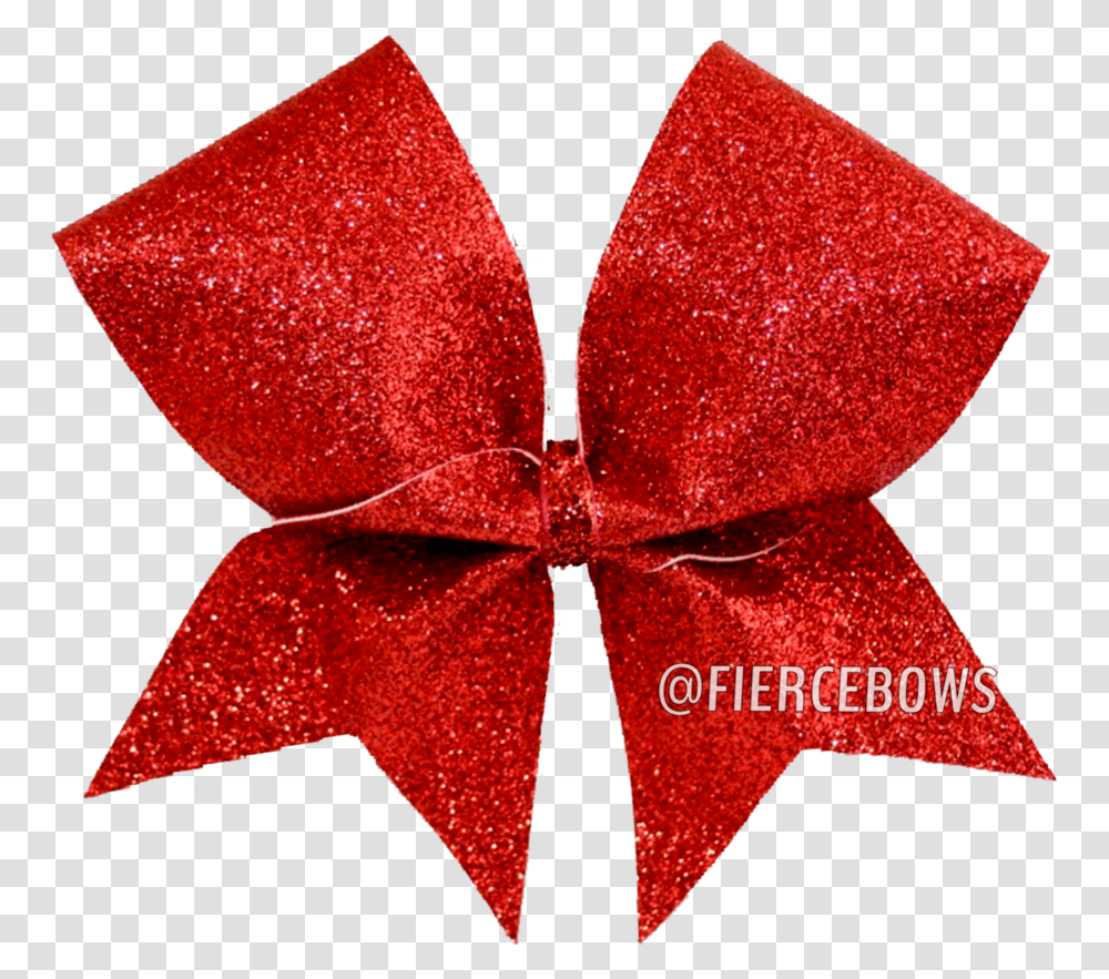 Sparkly Red Cheer Bows, Leaf, Plant, Tree Transparent Png