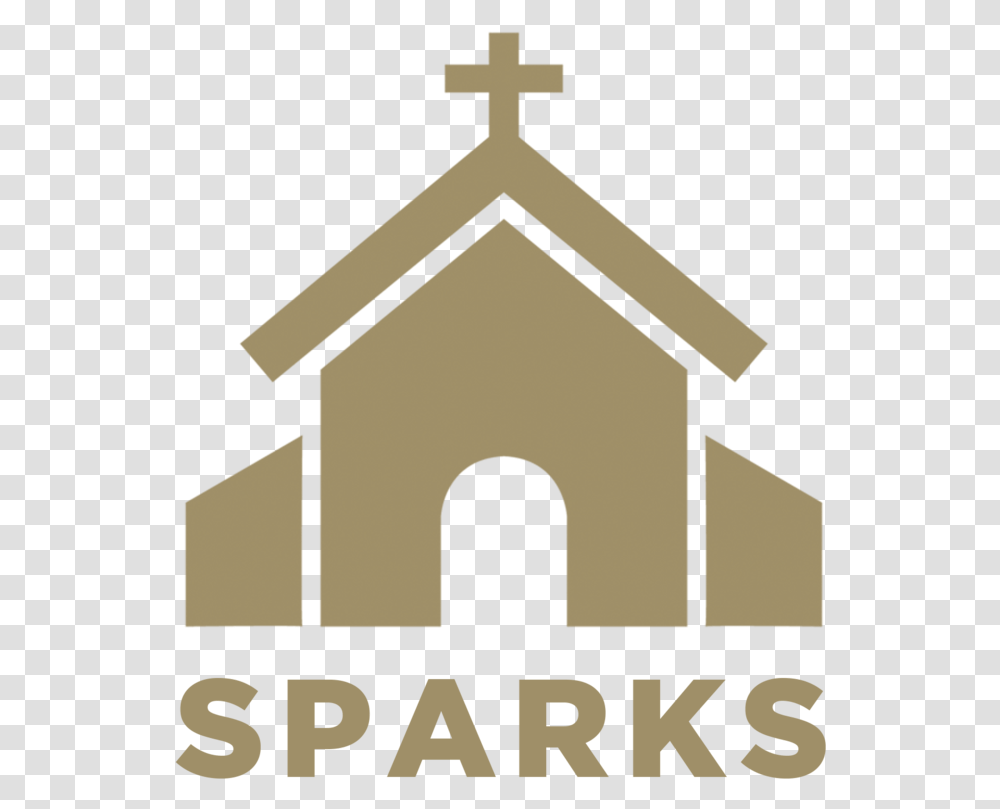 Sparks Vector Church Clipart, Cross, Triangle Transparent Png