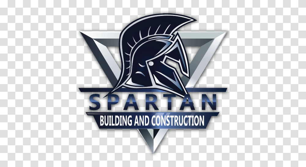 Spartan Building And Construction Logo Emblem, Trademark, Poster Transparent Png