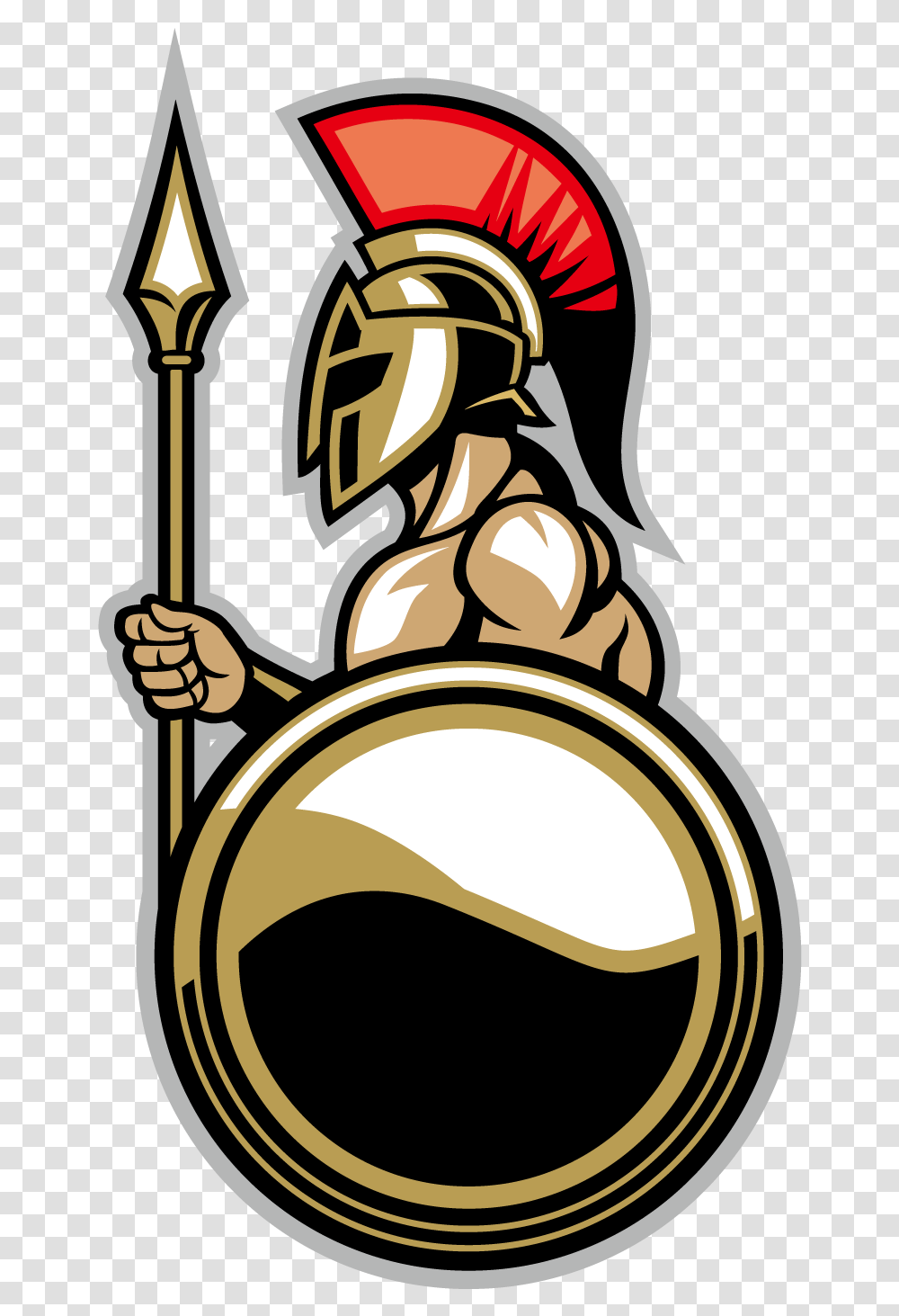 Spartan Clipart Warrior Logo Picture Spartan, Crowd, Brass Section, Musical Instrument Transparent Png