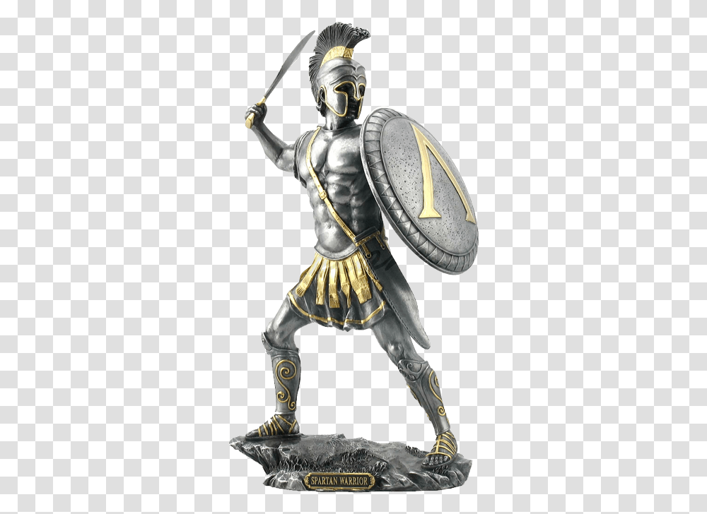Spartan Hoplite Shield Statue Spartan Soldier, Armor, Person, Human Transparent Png