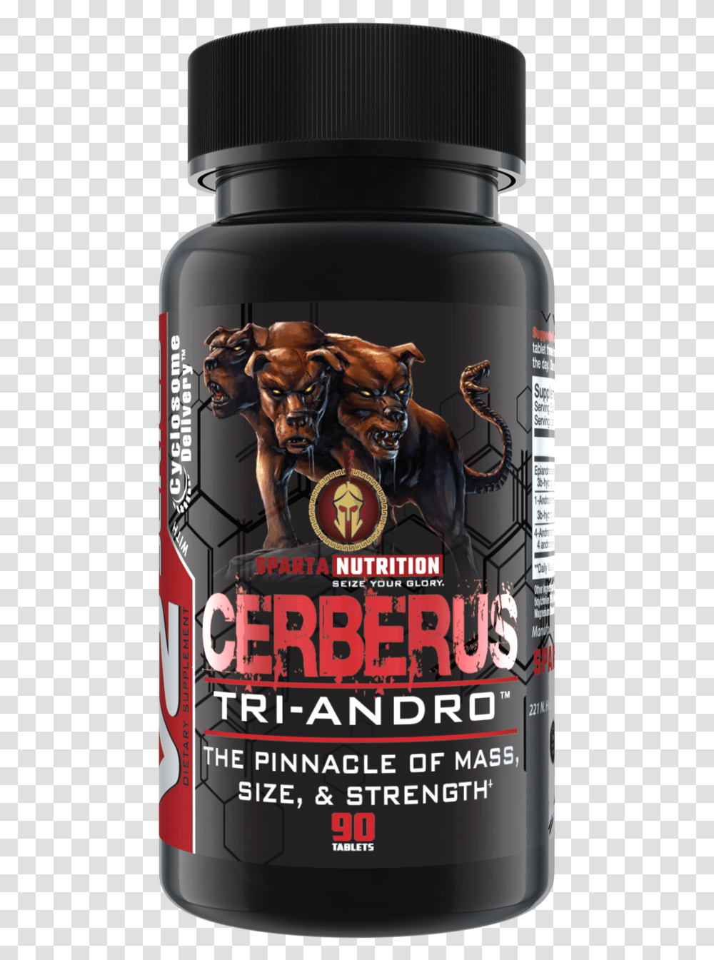 Spartan Nutrition Cerberus, Poster, Advertisement, Beer, Alcohol Transparent Png