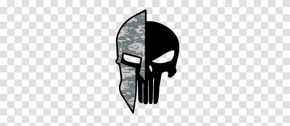 Spartan Punisher Army Acu, Mask, Apparel, Pillow Transparent Png