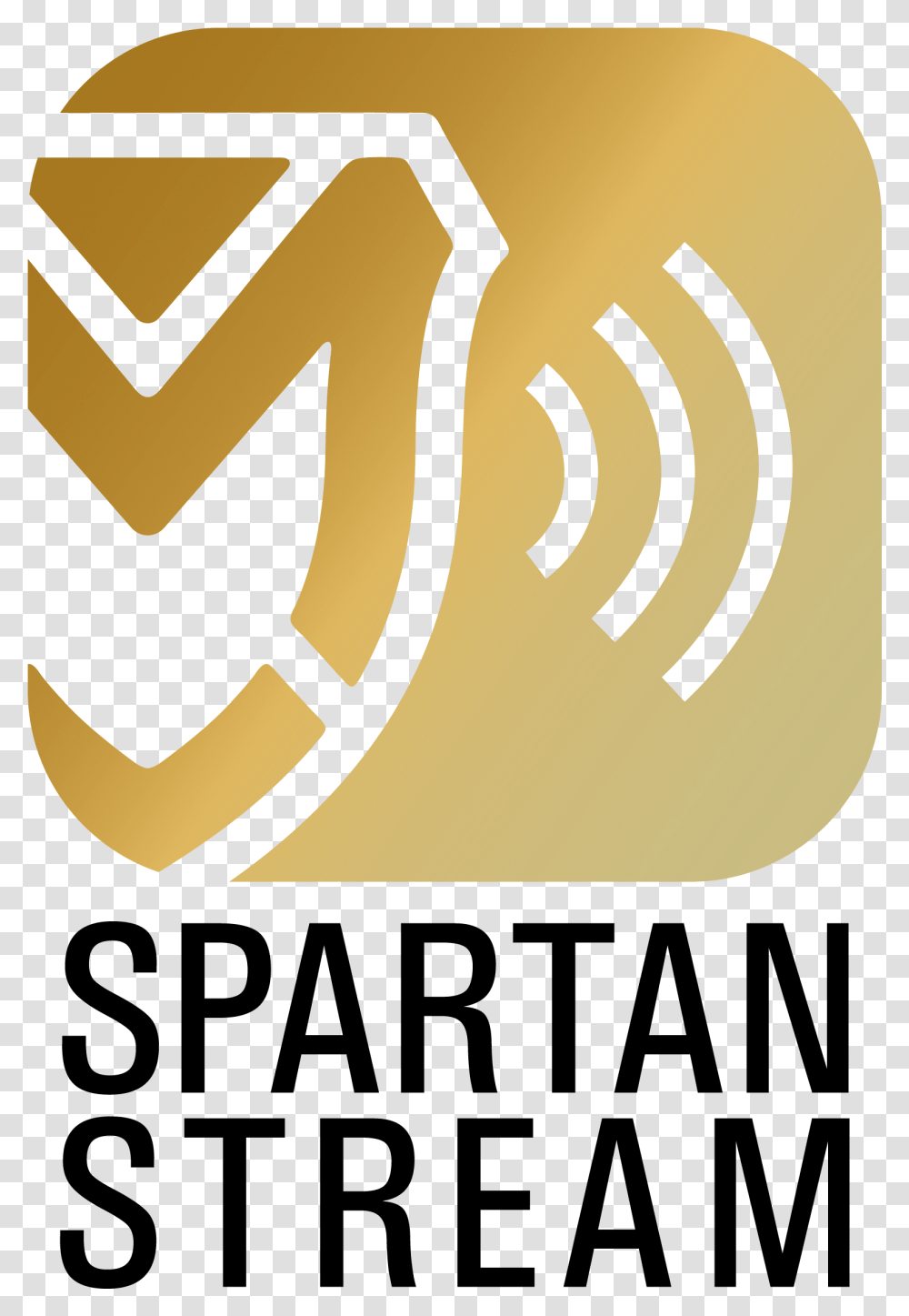 Spartan Stream Podcasts Header Image Graphic Design, Label, Logo Transparent Png