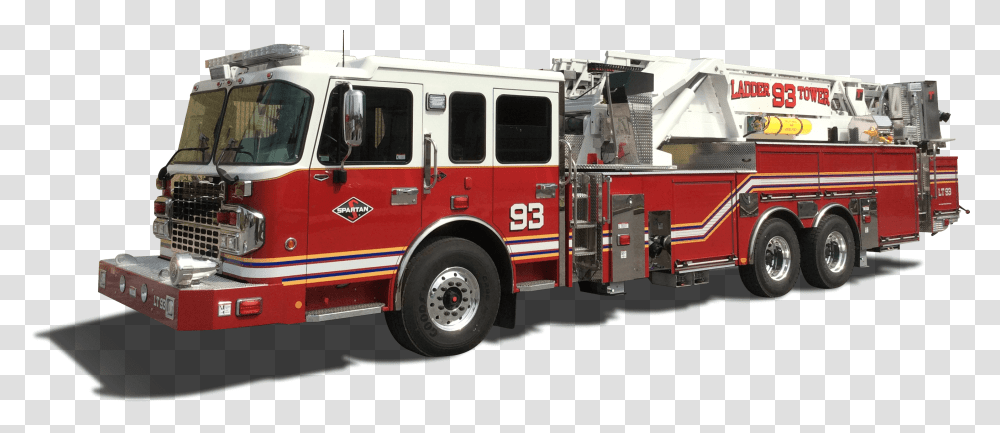 Spartan Tower Ladder, Fire Truck, Vehicle, Transportation, Fire Department Transparent Png