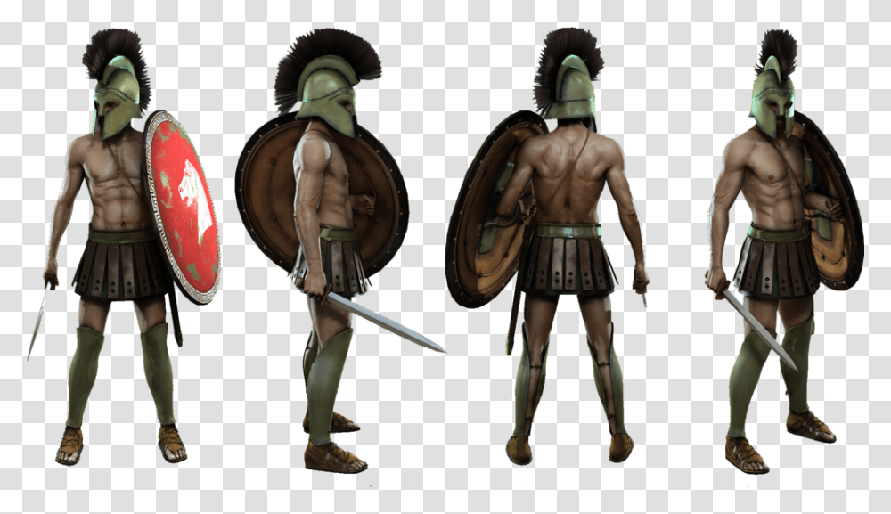Spartan Warrior 3d Model, Person, Human, Armor Transparent Png