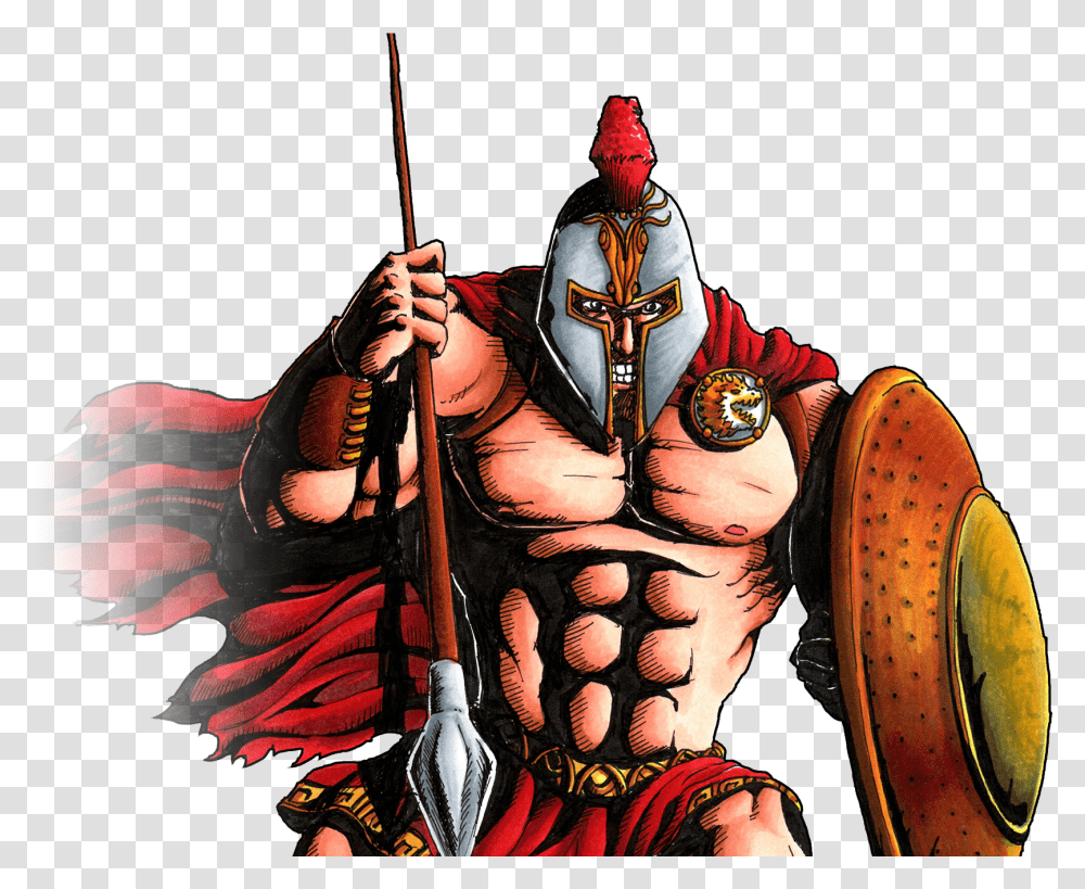 Spartan Warrior Spartan Warrior, Person, Human, Batman, Book Transparent Png