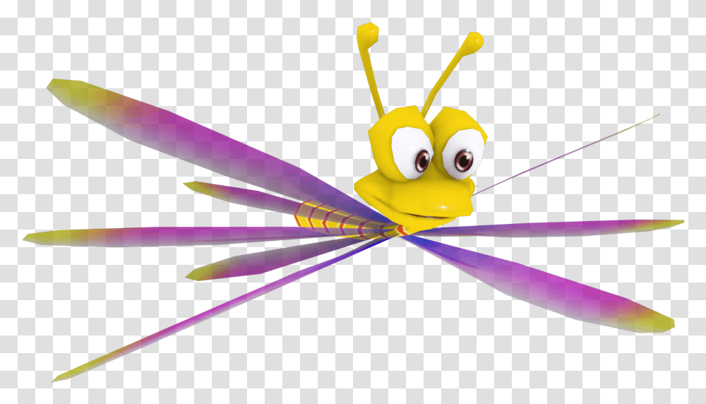 Sparx Spyro Enter The Dragonfly Model Spyro The Dragon Sparx, Insect, Invertebrate, Animal, Wasp Transparent Png