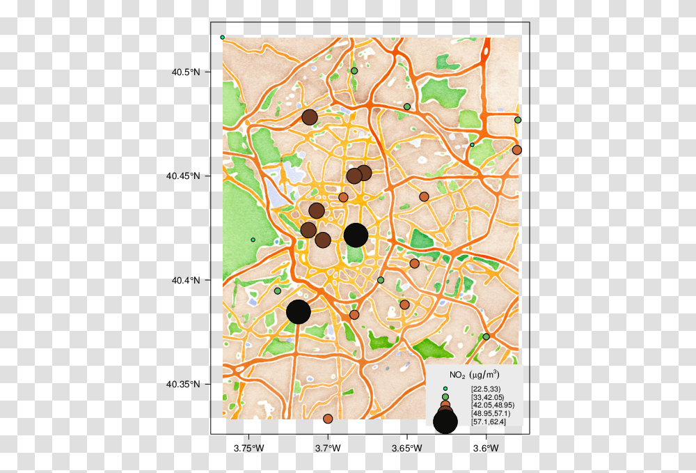 Spatial Data Displaying Time Series And Space In R Icon Frame 4 X 2, Plot, Map, Diagram, Rug Transparent Png