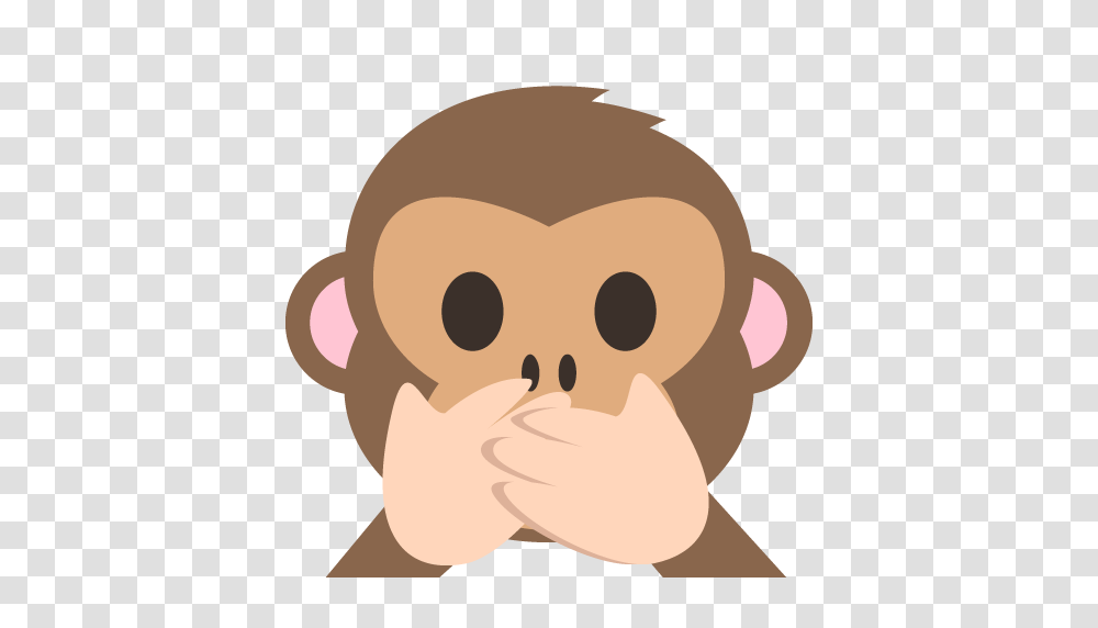 Speak No Evil Monkey Emoji Vector Icon Free Download Vector, Head, Face, Crowd Transparent Png