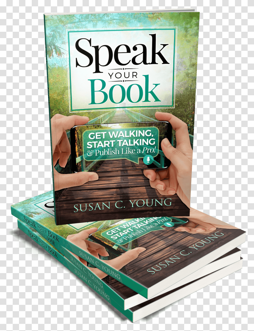 Speak Your Book Stack 3d Flyer, Poster, Paper, Advertisement, Brochure Transparent Png
