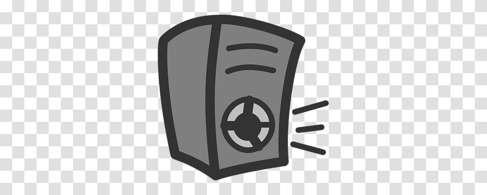 Speaker Mailbox, Letterbox, Plant, Stencil Transparent Png