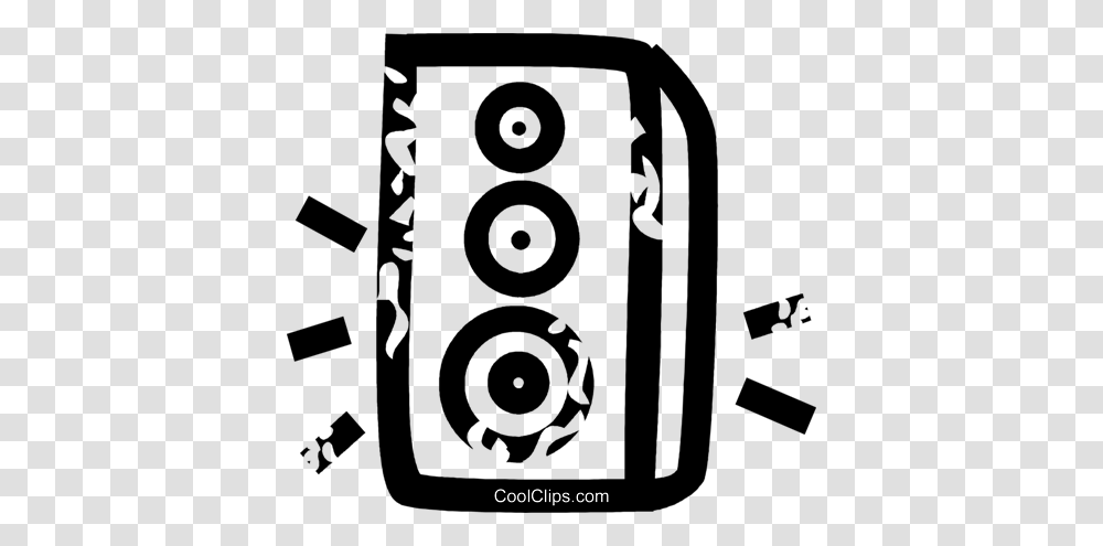 Speaker Royalty Free Vector Clip Art Illustration, Number, Electronics Transparent Png