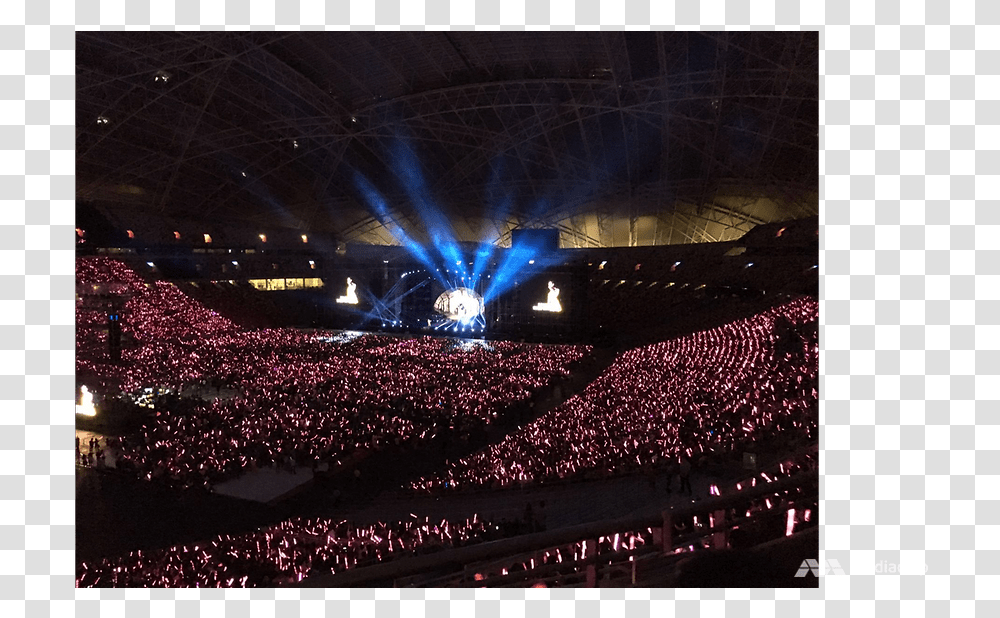 Speakers Moved At Jay Chou Concert To Minimise Obstruction Rock Concert, Lighting, Interior Design, Indoors, Crowd Transparent Png