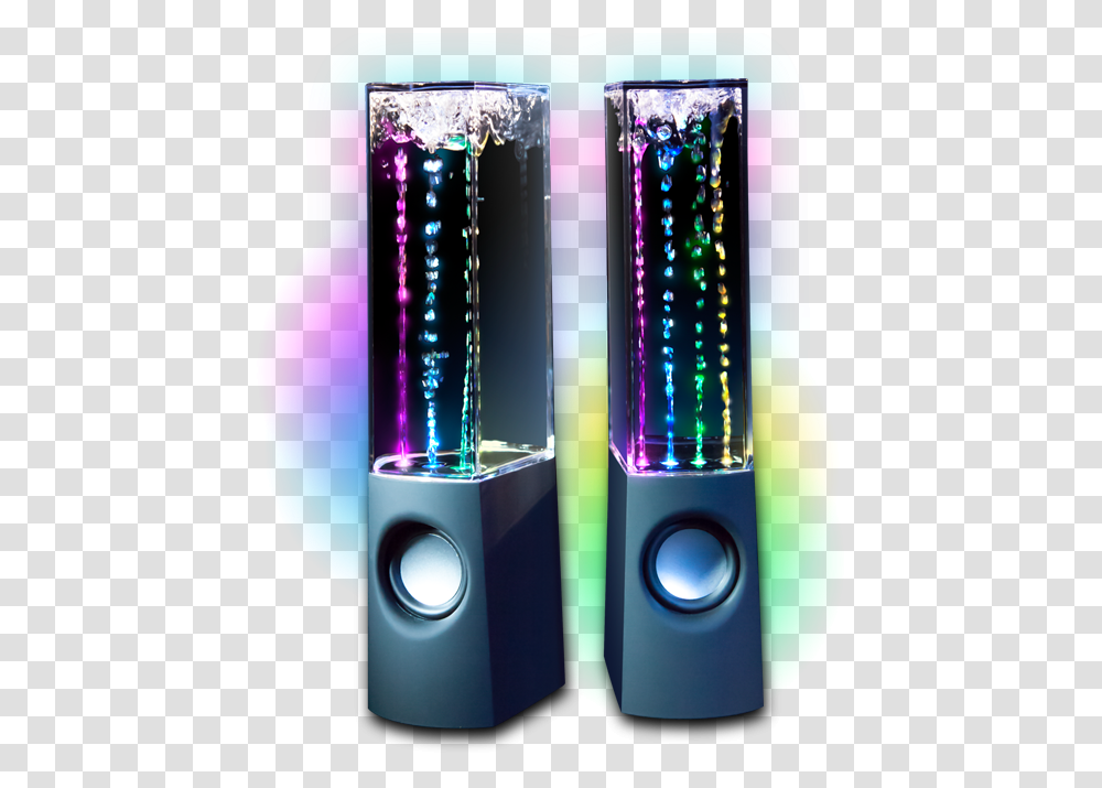 Speakers Water Water Speakers, Light, Purple, LED, Neon Transparent Png