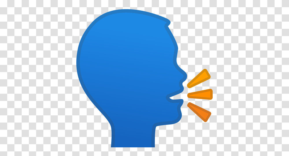 Speaking Head Emoji Emoji Mouth Talking, Light, Balloon, Lightbulb Transparent Png
