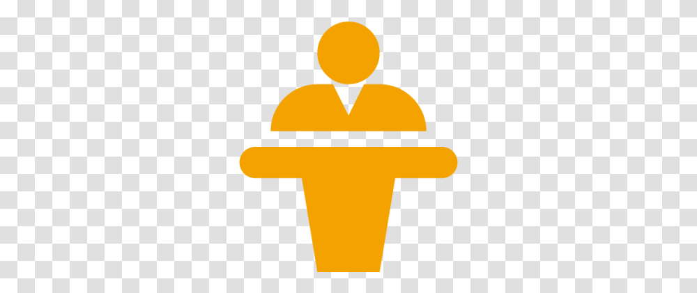 Speaking Speaking Icon In Orange, Symbol, Cross, Sign, Star Symbol Transparent Png
