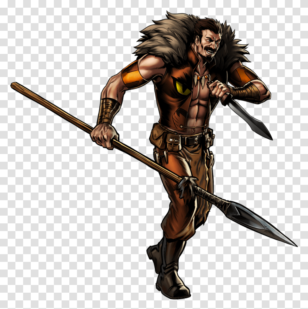 Spear Hunter Kraven The Hunter Marvel, Bow, Person, Human, Sport Transparent Png
