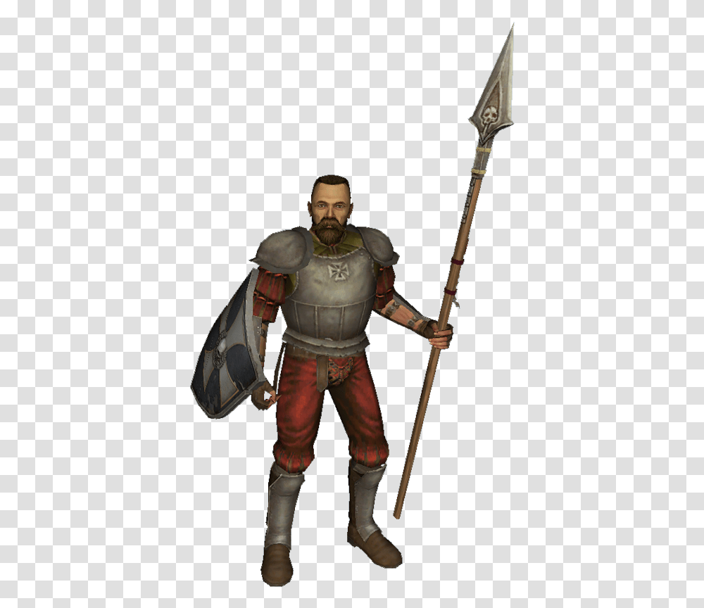 Spear Man Empire State Troop Art, Person, Weapon, Costume, Emblem Transparent Png