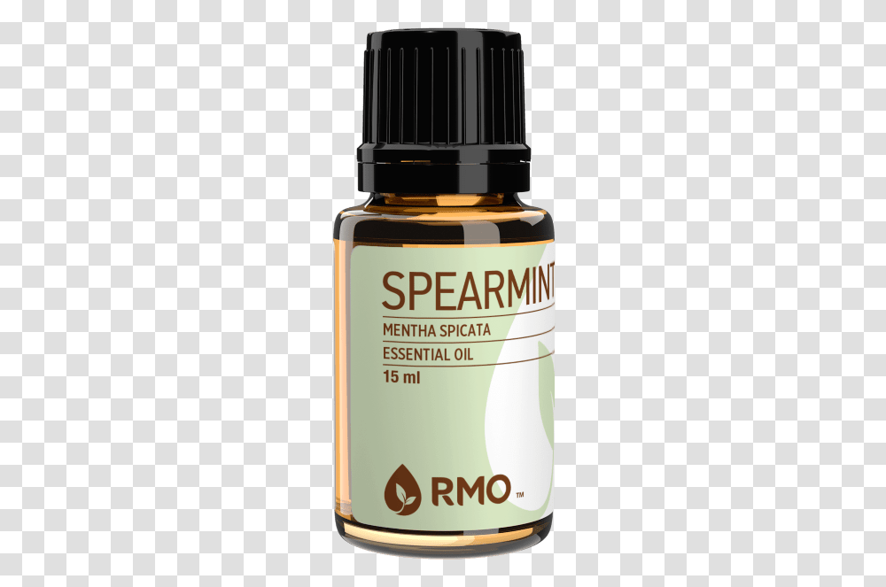 Spearmint Essential Oil Bottle Essential Oil Thymus Vulgaris L, Cosmetics, Beer, Alcohol, Beverage Transparent Png