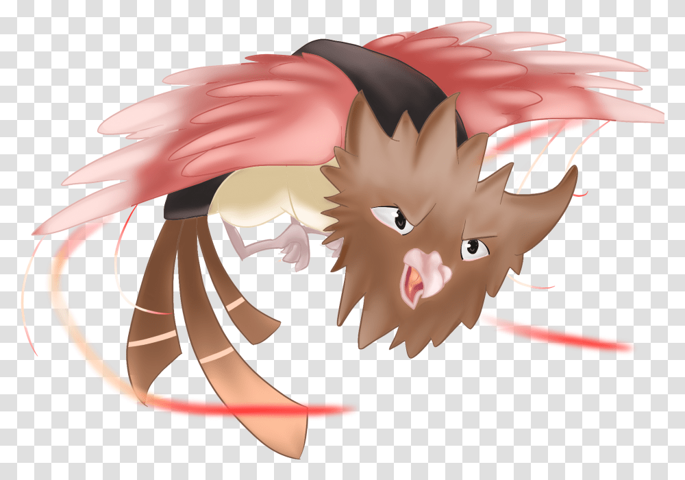 Spearow Used Aerial Ace By Thewarriorartist Cartoon, Animal, Mammal, Cat, Pet Transparent Png