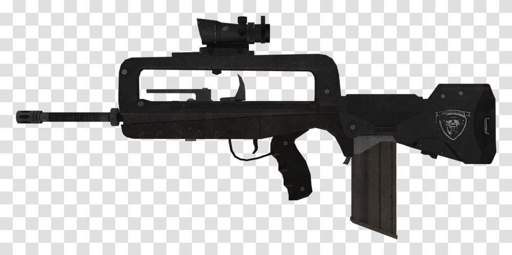 Spec Ops The Line Famas Airsoft Gun, Weapon, Weaponry, Rifle, Machine Gun Transparent Png