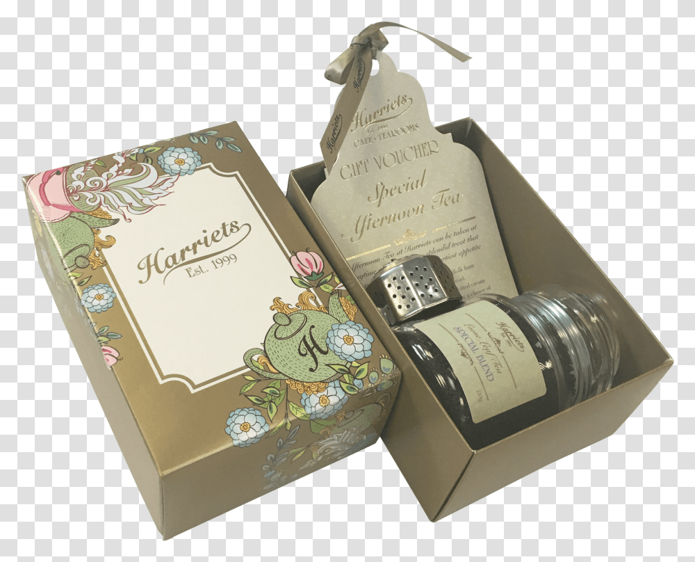 Special Afternoon Tea Box, Label, Bottle, Flower Transparent Png