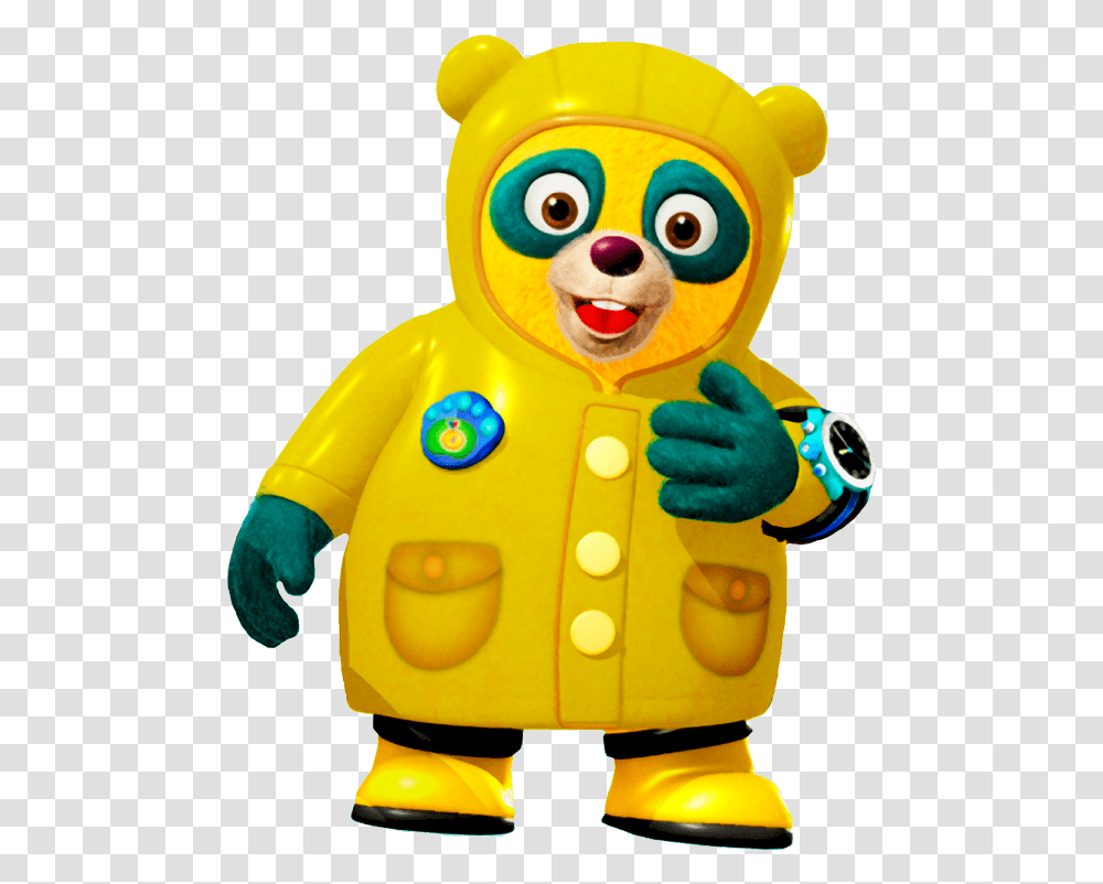 Special Agent Oso Wearing Rain Coat Stickpng Special Agent Oso Birthday, Toy, Astronaut, Performer, Mascot Transparent Png