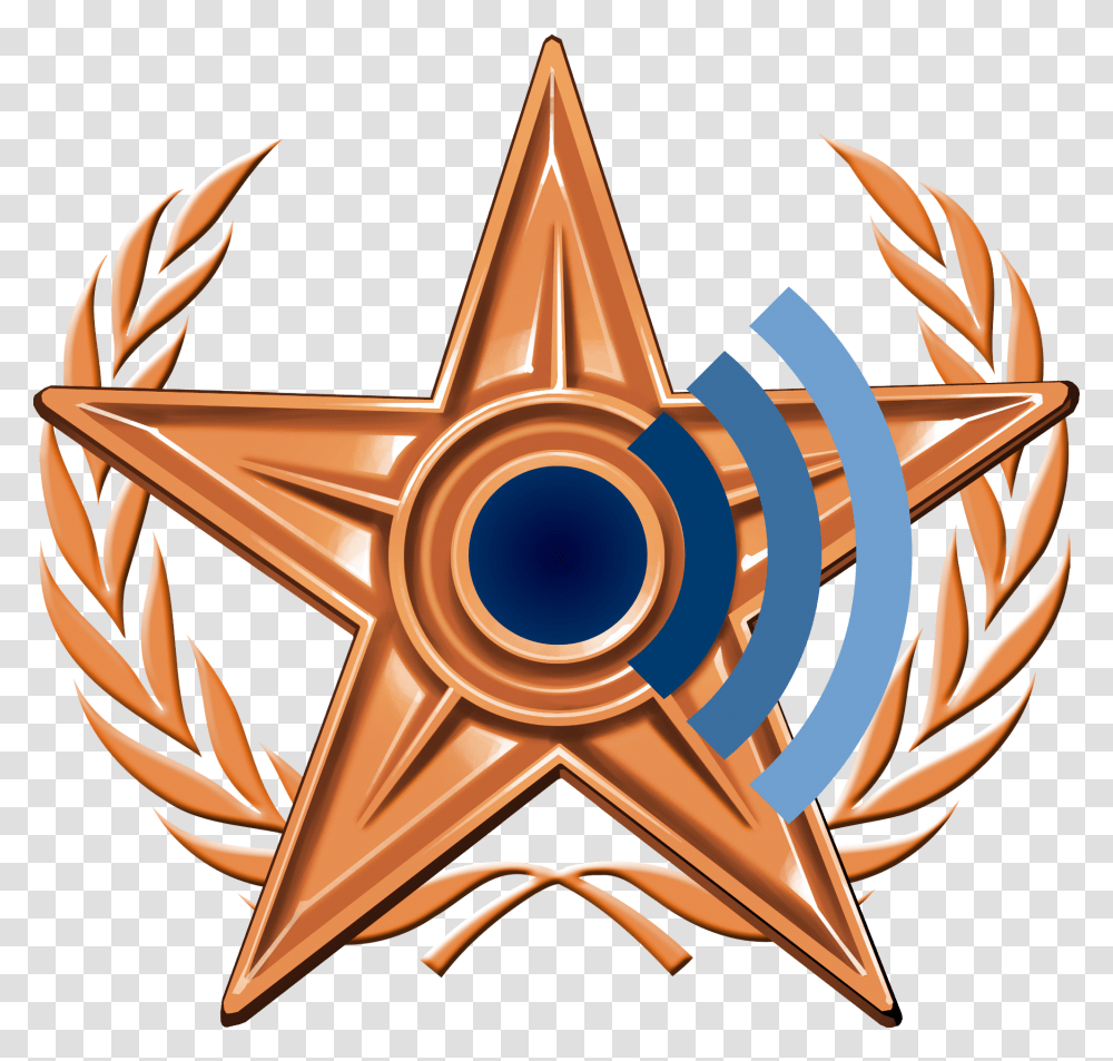 Special Bronze Barnstar Quote Gold Stars Circle, Star Symbol, Emblem Transparent Png