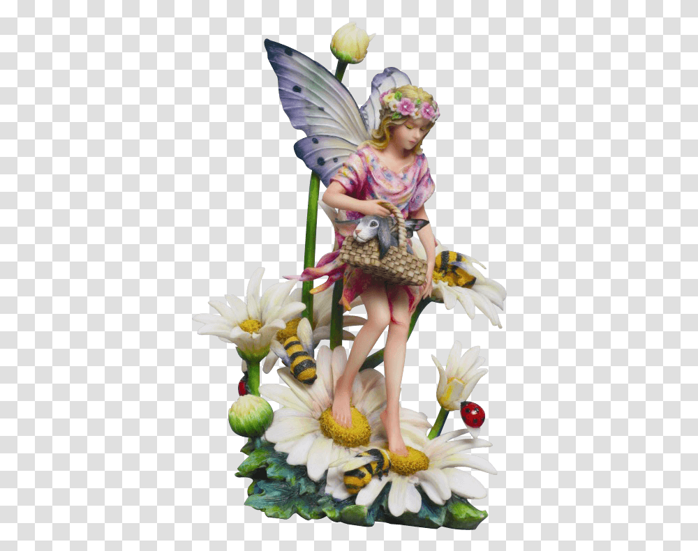 Special Delivery Statue By Sheila Wolk Figurine, Plant, Flower, Blossom, Person Transparent Png