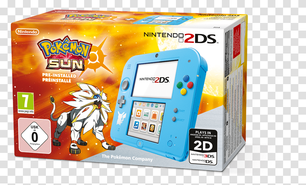 Special Edition Pokemon Sun 2ds Pokemon Sun, Mobile Phone, Electronics, Cell Phone, Person Transparent Png