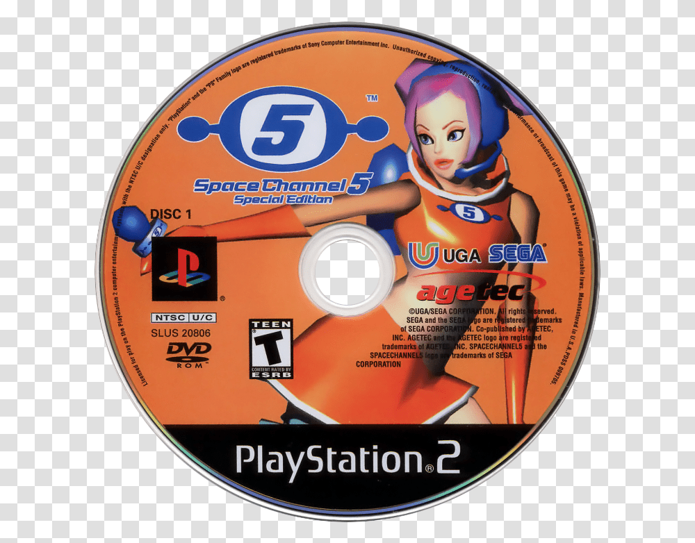 Special Edition Space Channel 5 Disc, Disk, Dvd, Person, Human Transparent Png