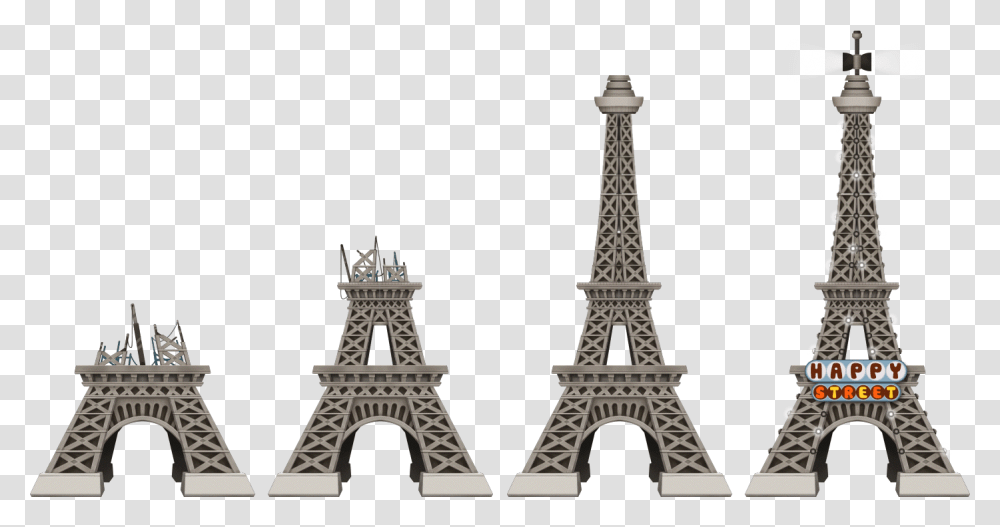 Special Eiffel Tower Level 1to4 Steeple, Architecture, Building, Spire, Monument Transparent Png
