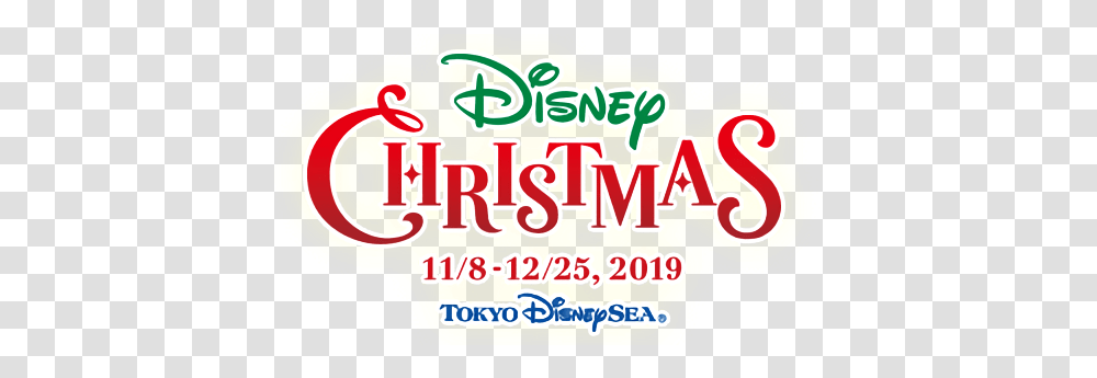 Special Food For Disney Christmas Disney Christmas Logo, Label, Text, Leisure Activities, Plant Transparent Png