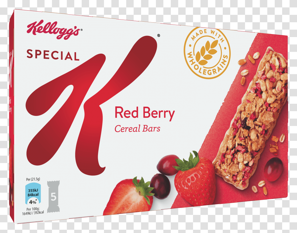 Special K Red Berry Bar Transparent Png