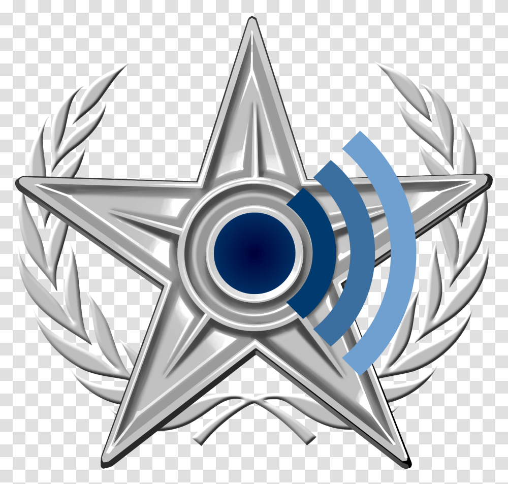 Special Silver Barnstar Quote Gold Stars Circle, Emblem, Star Symbol Transparent Png
