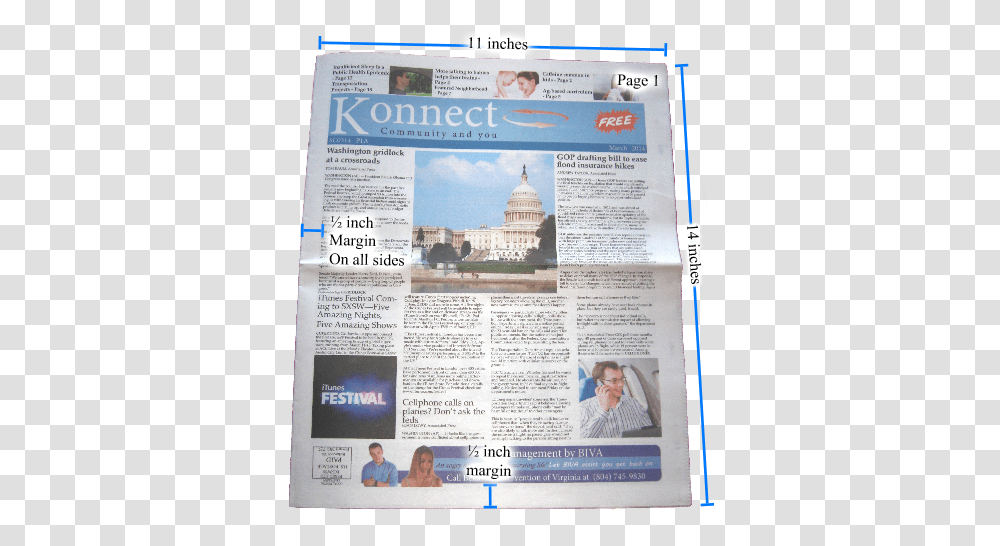 Specifications For Printing Or Publishing A Newspaper Capitol, Text, Person, Human Transparent Png