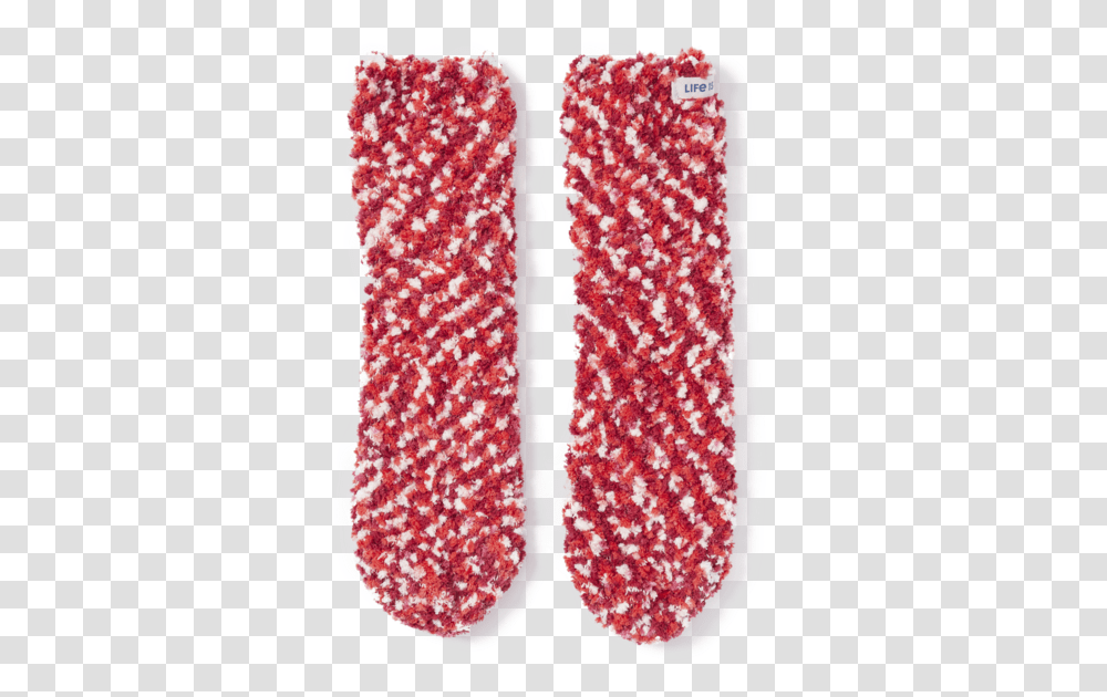 Speckle Pompoms Sock Sock, Apparel, Scarf, Stole Transparent Png