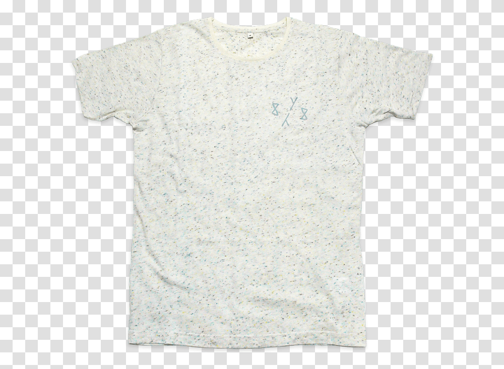 Speckled T Shirt Cream Speckled White T Shirt, Apparel, T-Shirt, Home Decor Transparent Png