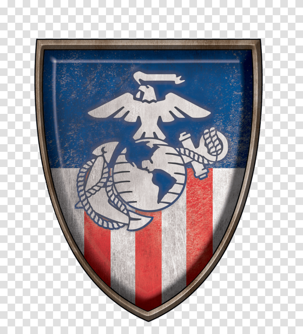Specnaz White Marine Corps Logo, Armor, Shield Transparent Png