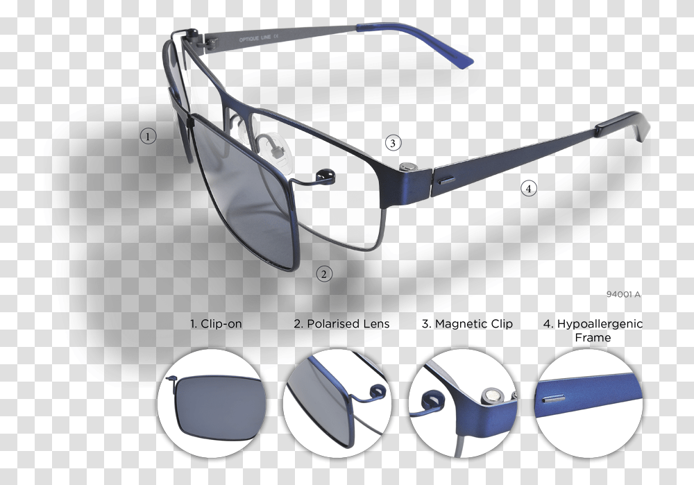 Spectacles With Sunglasses Attachment, Accessories, Accessory, Goggles, Vehicle Transparent Png