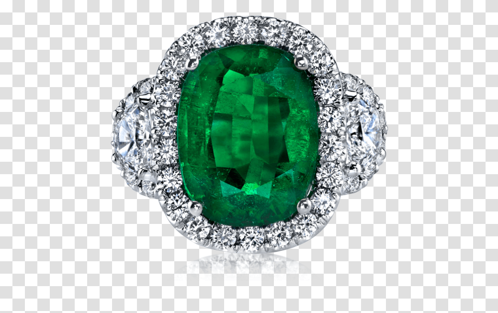 Spectacular Cushion Cut Emerald Ring Emerald, Diamond, Gemstone, Jewelry, Accessories Transparent Png