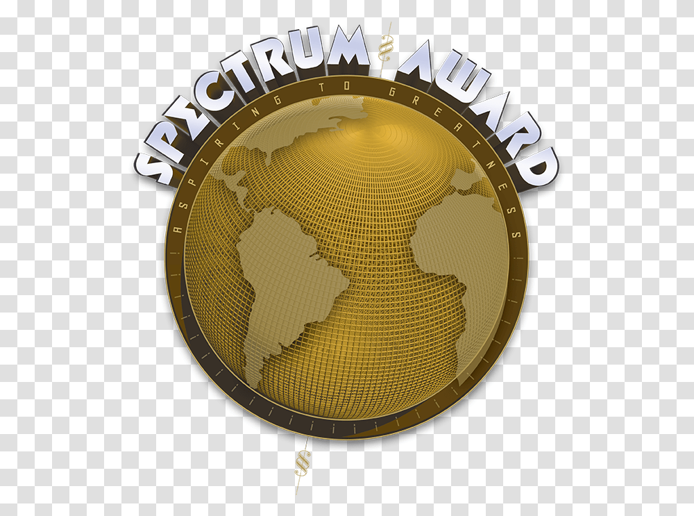 Spectrum Award Logo Circle, Astronomy, Outer Space, Planet, Gold Transparent Png