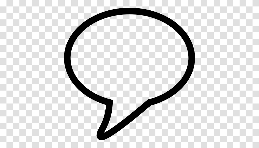 Speech Balloon Outline For Conversation Icon, Gray, World Of Warcraft Transparent Png