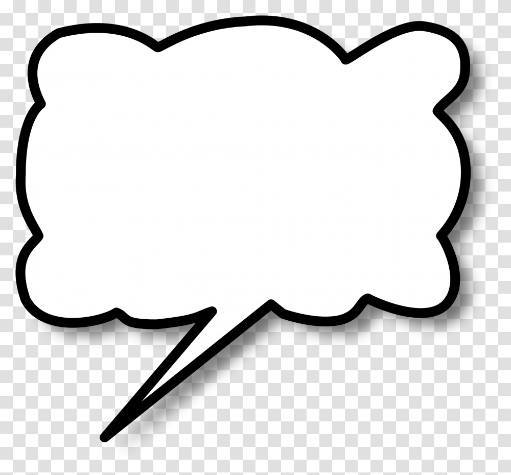 Speech Balloon, Silhouette, Stencil, Pillow, Cushion Transparent Png