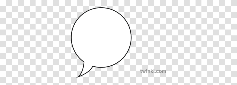 Speech Bubble 2 Black And White Illustration Twinkl Line Art, Moon, Outer Space, Astronomy, Outdoors Transparent Png