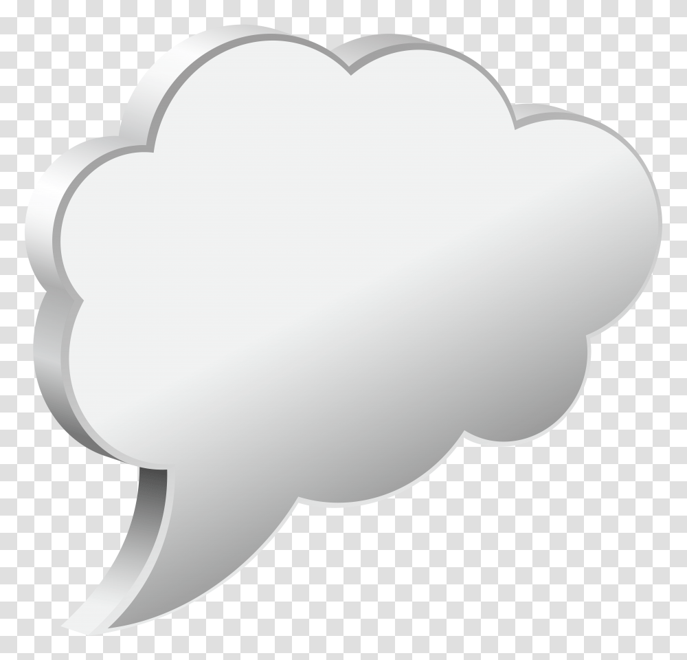 Speech Bubble Cloud White Gallery, Hand, Weapon, Weaponry Transparent Png
